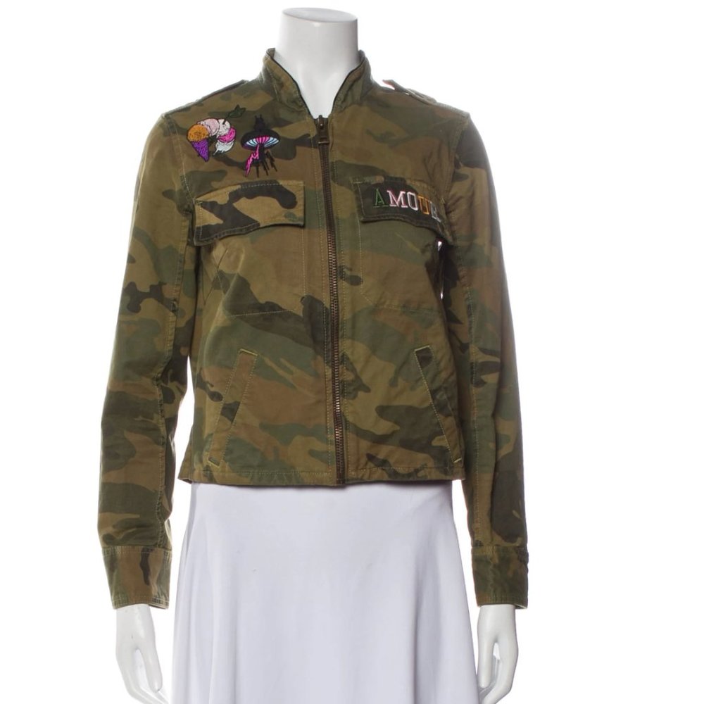 Zadig & Voltaire Camo Amour Jacket Size M